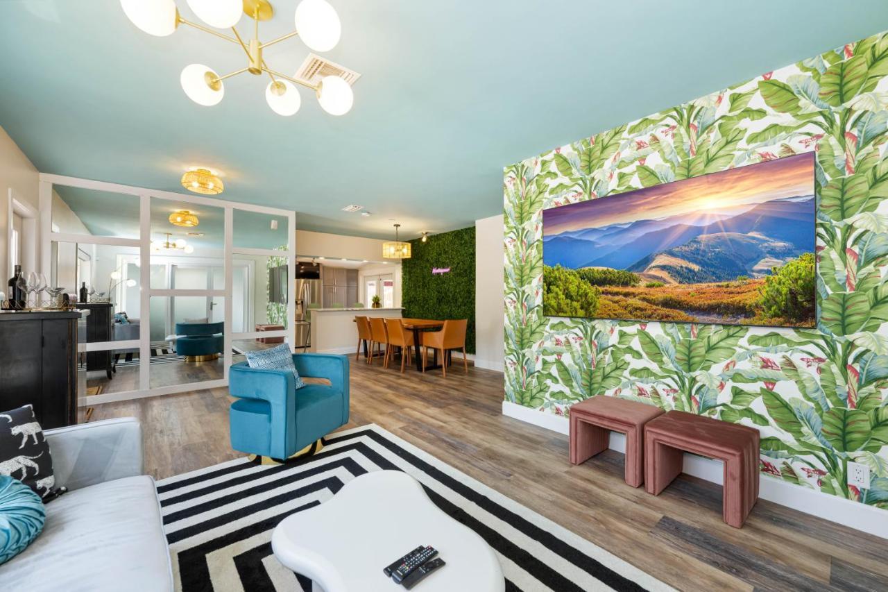 Palms Retreat! Giant Heated Pool-Hottub-Firepit-5Min2Beach-Pets-Ev Chgr Fort Lauderdale Exterior foto